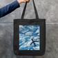 Sky Zipper Tote Bag by @onehourarts
