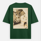 Sketch Oversized T-shirt (Back print) by @onehourarts