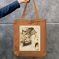 Sketch Zipper Tote Bag by @onehourarts