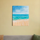 Beach 16"x20" Canvas Poster by @onehourarts