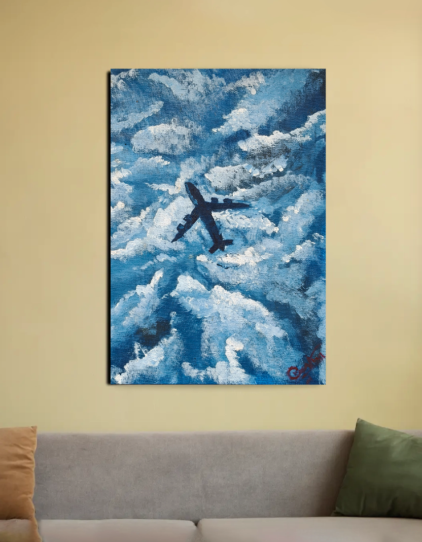 Sky 20"x30" Canvas Poster by @onehourarts