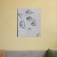 Drops 16"x20" Canvas Poster by @onehourarts