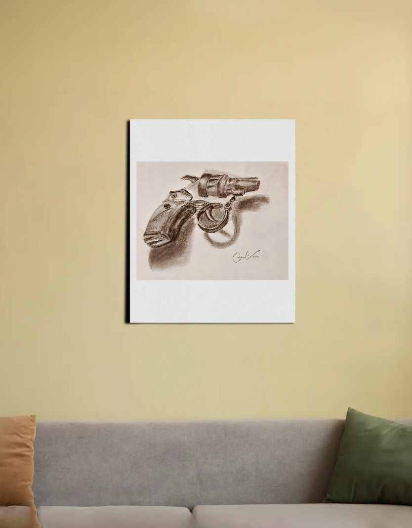 Sketch 16"x20" Canvas Poster by @onehourarts