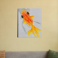Goldfish 16"x20" Canvas Poster by @onehourarts