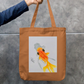 Goldfish Zipper Tote Bag by @onehourarts