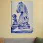 Knight vs pawn 20"x30" Canvas Poster by @onehourarts