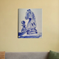 Knight vs pawn 16"x20" Canvas Poster by @onehourarts