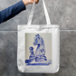 knight vs Pawn Zipper Tote Bag by @onehourarts