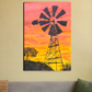 Windmill 20"x30" Canvas Poster by @onehourarts