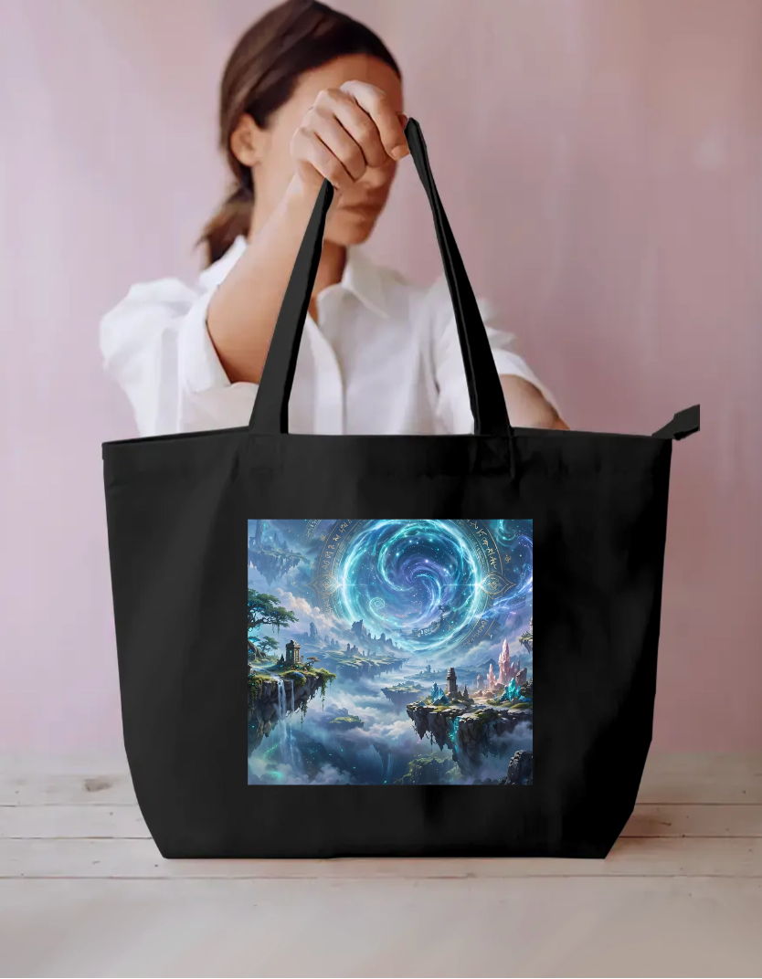 Hanging Island Tote Bag Everyday Large Tote Bag by @rd_digital_store