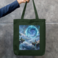 Hanging Island Tote Bag Zipper Tote Bag by @rd_digital_store