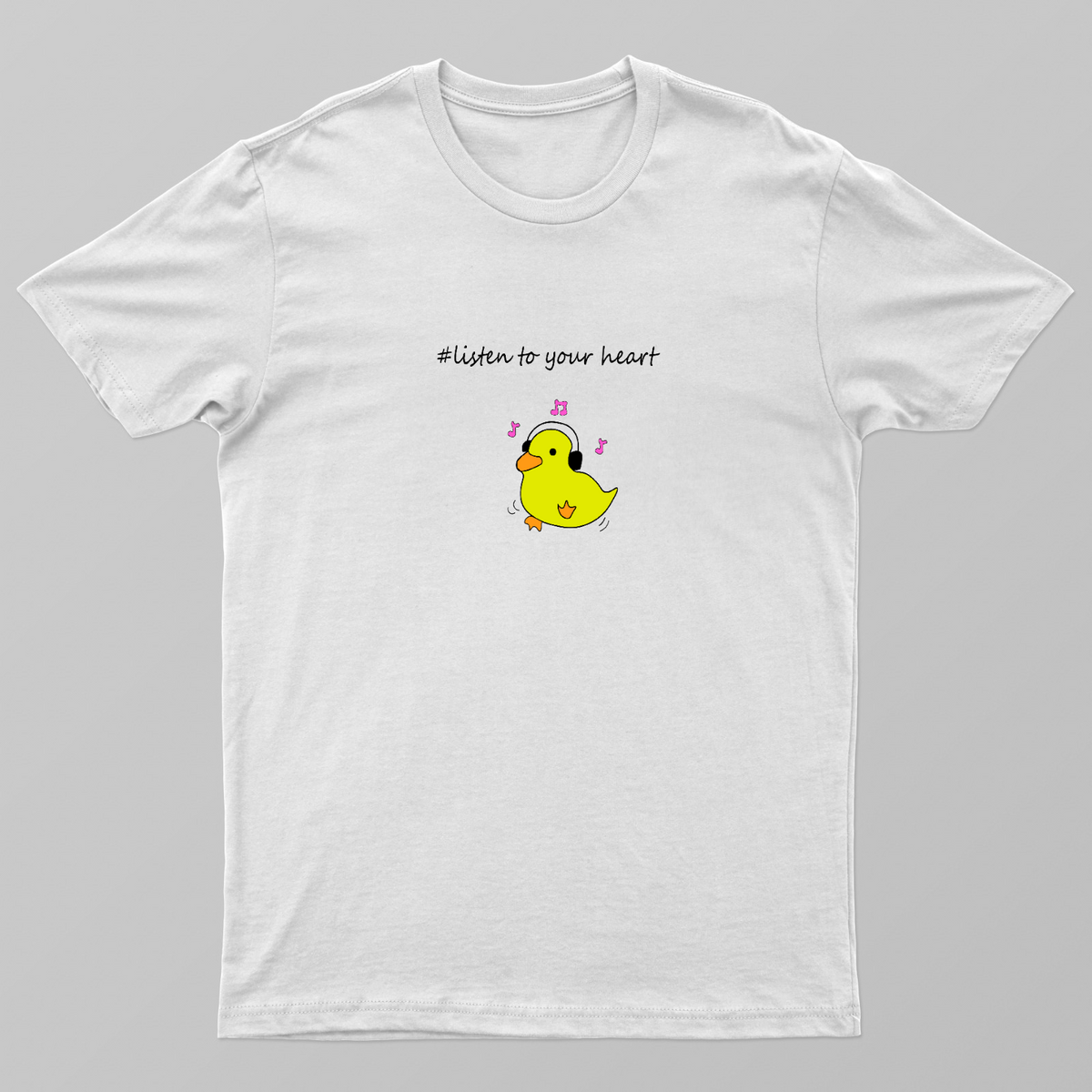 Listen to your heart Unisex T-shirt by @happydesign07