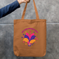 Let Your Colors Bloom | Colorful Floral Inspirational Design Zipper Tote Bag by GV Creations