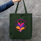 Let Your Colors Bloom | Colorful Floral Inspirational Design Zipper Tote Bag by GV Creations