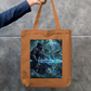Hooded Warrior Tote Bag Zipper Tote Bag by @rd_digital_store