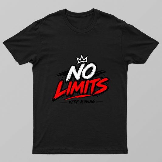 No limit keep moving Unisex T-shirt by Aditya 