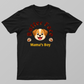 This image features a cute cartoon dog face with the words "Butter Face" arched above and "Mama's Boy" below. There are Unisex T-shirt by Kumar Thakur 