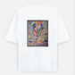 Faces of unity Oversized T-shirt (Back print) by MAHALAKSHMI SRIKANTH