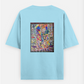Faces of unity Oversized T-shirt (Back print) by MAHALAKSHMI SRIKANTH