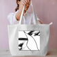 Minimalist Sketch Everyday Large Tote Bag by @manasaxarts