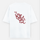 Abstract t-shirt Oversized T-shirt (Back print) by @artistic.soul_np_
