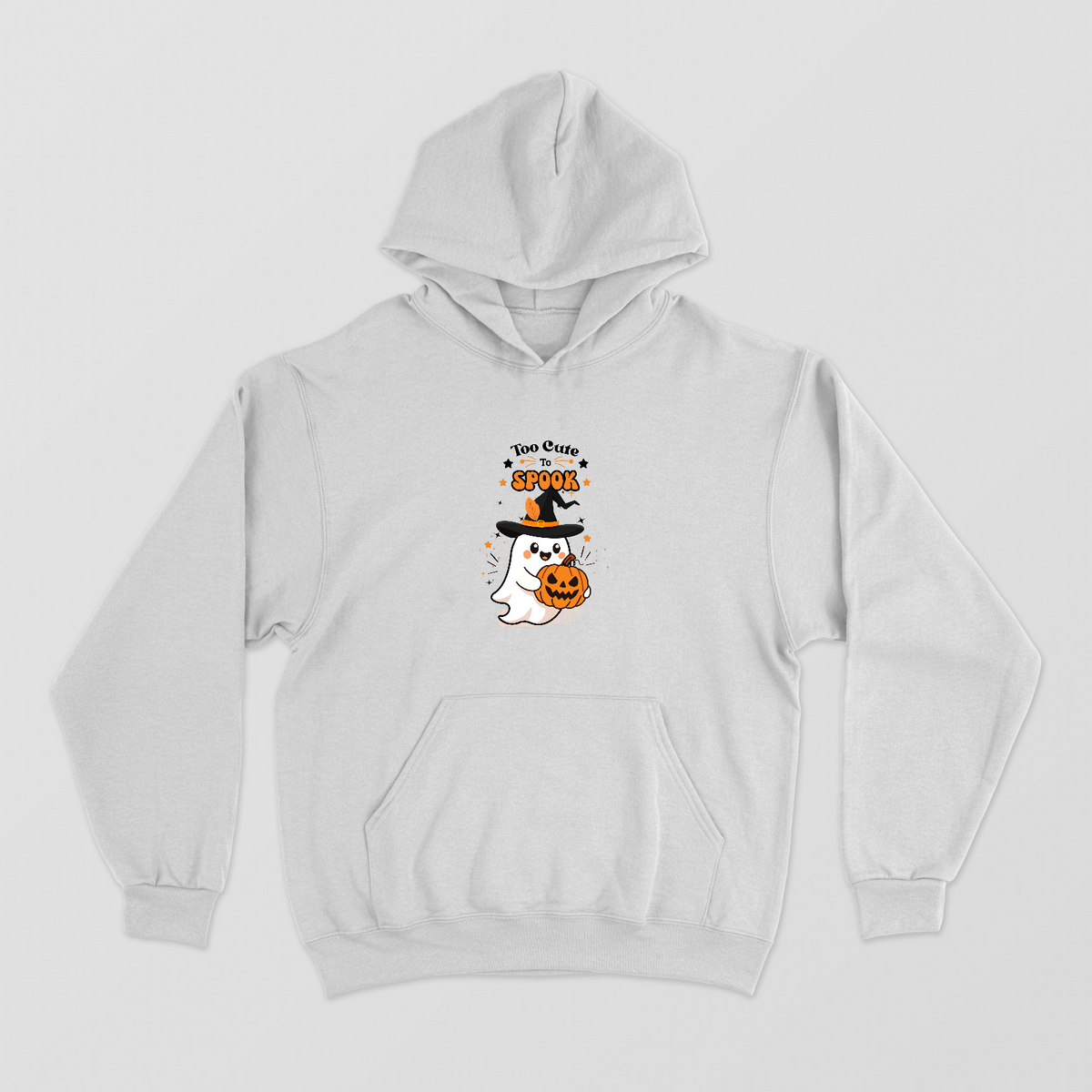 cute ghost halloween - too cute to spook Unisex Hoodie by GV Creations