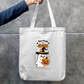 cute ghost halloween - too cute to spook Zipper Tote Bag by GV Creations