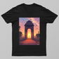 Evening at Indian gate Unisex T-shirt by JM arts