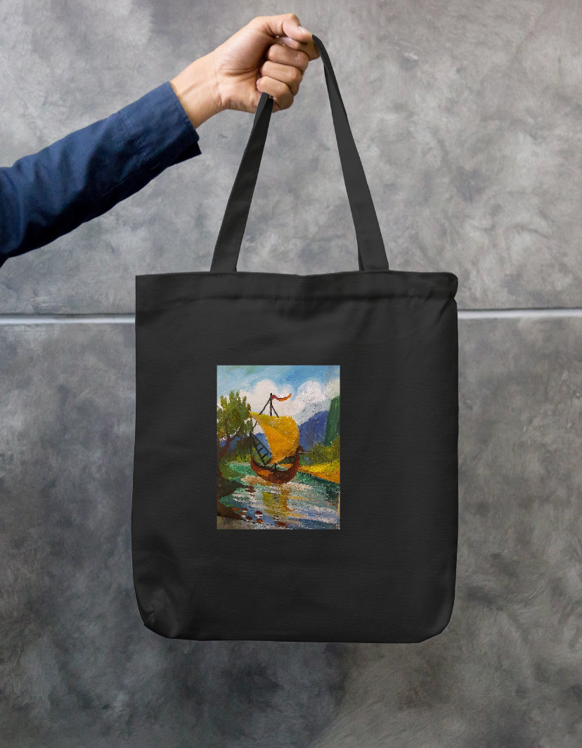 Drifting on Zipper Tote Bag by Ratul banerjee