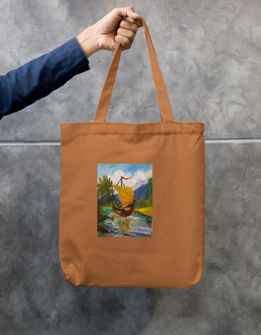 Drifting on Zipper Tote Bag by Ratul banerjee