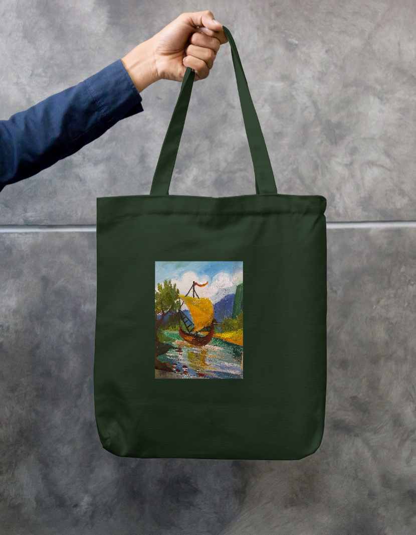 Drifting on Zipper Tote Bag by Ratul banerjee