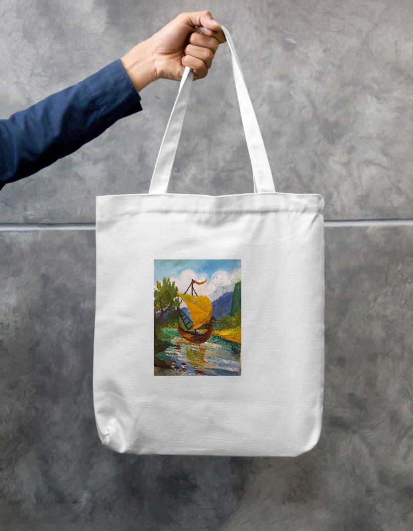 Drifting on Zipper Tote Bag by Ratul banerjee