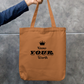 Know Your Worth – Self Love & Confidence Quote Zipper Tote Bag by GV Creations