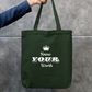 Know Your Worth – Self Love & Confidence Quote Zipper Tote Bag by GV Creations