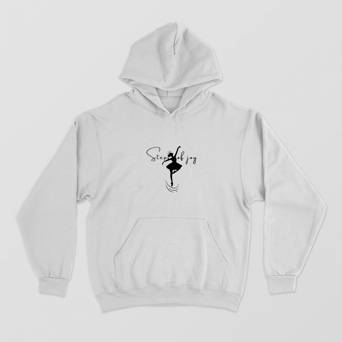 Steps of Joy – Ballerina Princess Dance Silhouette Unisex Hoodie by GV Creations