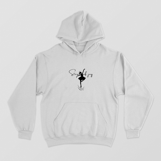Steps of Joy – Ballerina Princess Dance Silhouette Unisex Hoodie by GV Creations