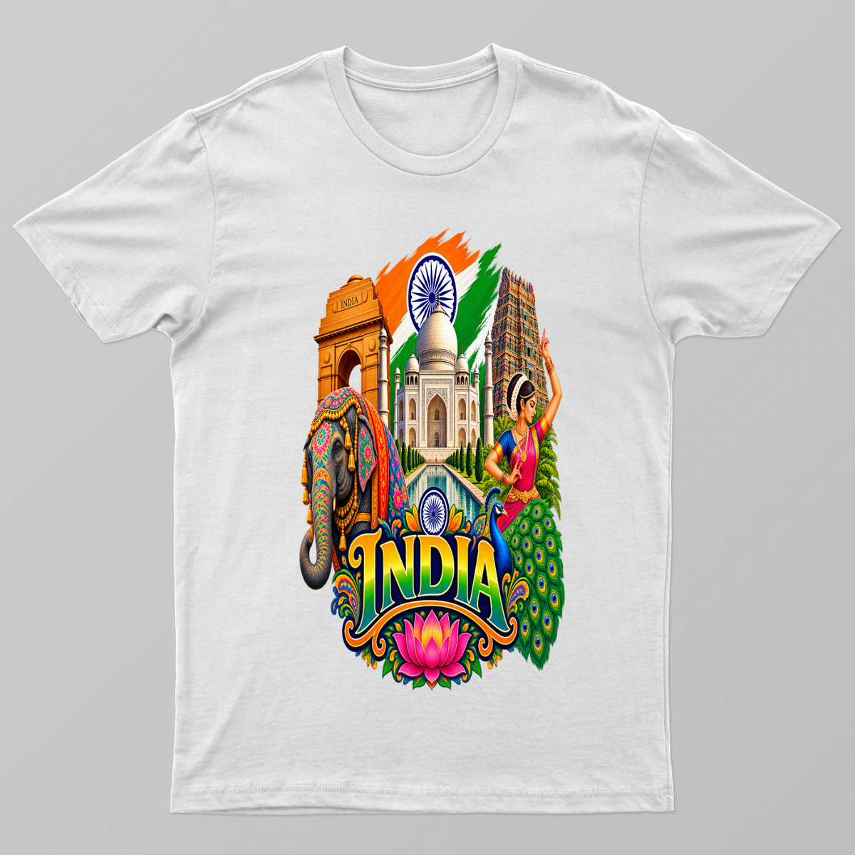 India fashion best culture in world Unisex T-shirt by Arafat Kanaf Mahmoud Hassan