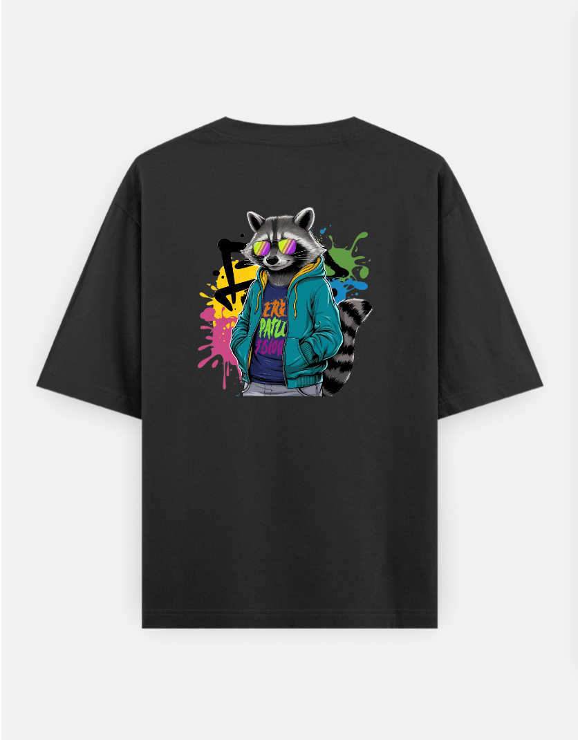 Swank Patu Oversized T-shirt (Back print) by Kumar Thakur 