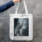 Curiosity! Zipper Tote Bag by @ridhima.art