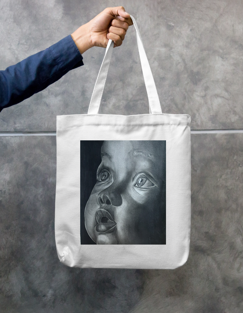 Curiosity! Zipper Tote Bag by @ridhima.art
