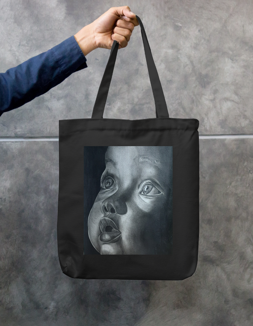 Curiosity! Zipper Tote Bag by @ridhima.art