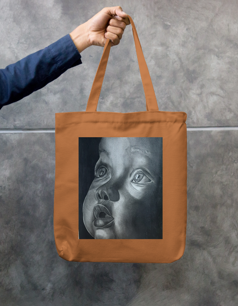 Curiosity! Zipper Tote Bag by @ridhima.art