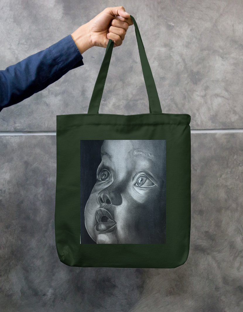 Curiosity! Zipper Tote Bag by @ridhima.art