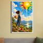 Just a little bit of magic, made with paint and sunshine 20"x30" Canvas Poster by Kumar Thakur 
