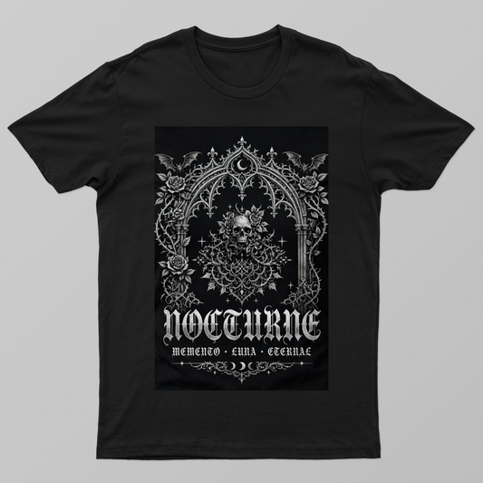 Black gothic design Unisex T-shirt by Sakshi Rawat 