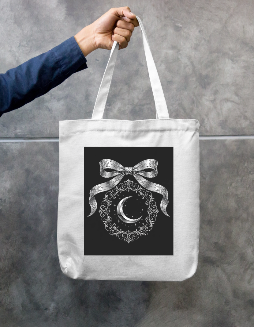 Gothic design Zipper Tote Bag by Sakshi Rawat 