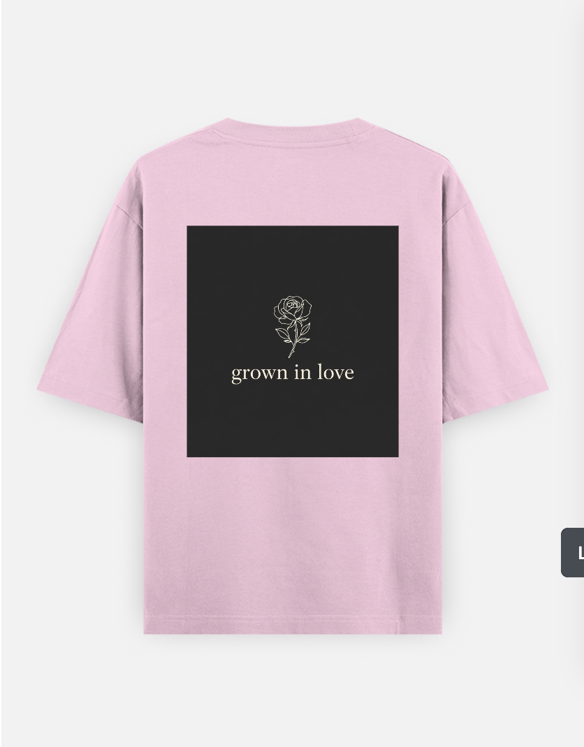 Tees Oversized T-shirt (Back print) by Sakshi Rawat 