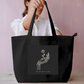 Minimal tote Everyday Large Tote Bag by Sakshi Rawat 