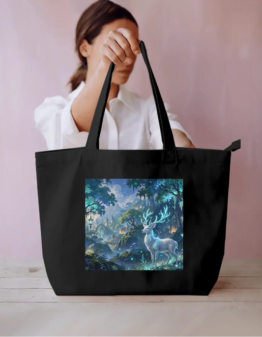 Peaceful Forest Tote Bag Everyday Large Tote Bag by @rd_digital_store