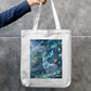 Peaceful Forest Tote Bag Zipper Tote Bag by @rd_digital_store